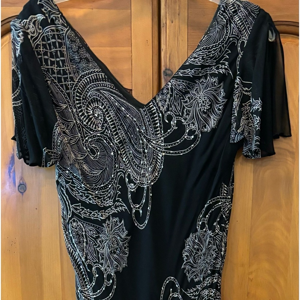 Eva Blue cocktail dress, size 12.